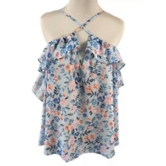 Lovers + Friends 2 piece set-Jana ruffled skirt and Bailey top in Meadow Floral - Picture 2 of 12